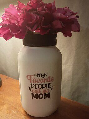 32 oz. Mother's Day Ball mason jar